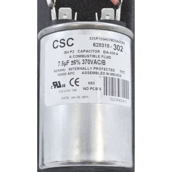 Motor, Century, 1.5hp, 115v/230v, 1-Spd, 56Cfr, C-Face Key : SK1152