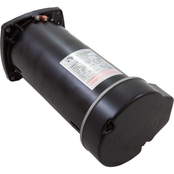 Motor, Century Cent PRO, 1.65hp, 115/230v, 1Spd, SQFL, 48Yfr, Thd : HSQ165