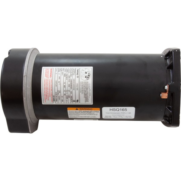 Motor, Century Cent PRO, 1.65hp, 115/230v, 1Spd, SQFL, 48Yfr, Thd : HSQ165