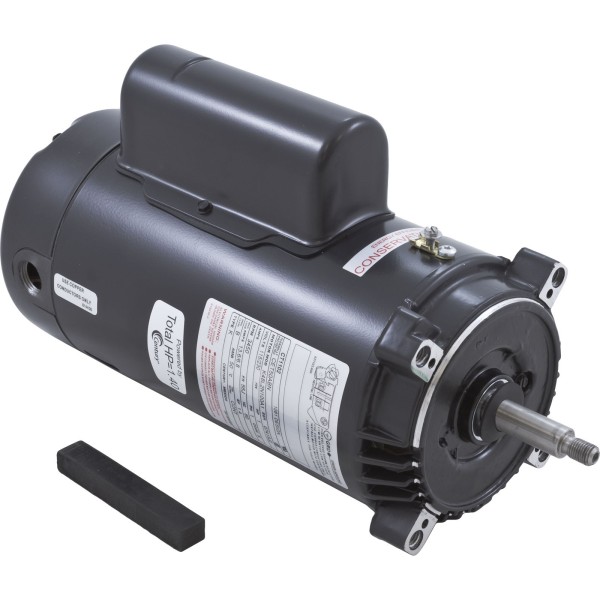 Motor, Century, 1.0hp, 115v/230v, 1-Spd, 56Cfr, C-Face, Thd, EE : CT1102