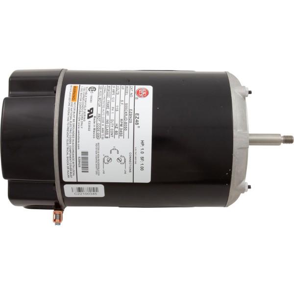 Motor, Nidec/US Motor, 1.0hp, 115v, 1-Spd, 48Y Frame : EZBN25
