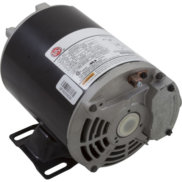 Motor, US Motor, 0.75 Horsepower, ThruBolt, 1-Speed, 230v, 5.7A : AGH75FL1