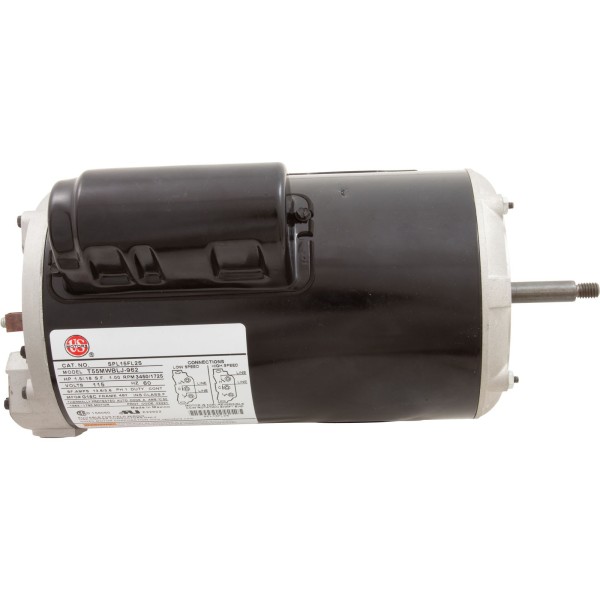 Motor, US Motor, 1.5 Horsepower, ThruBolt, 2-Speed, 115v, 48Y : SPL15FL2S