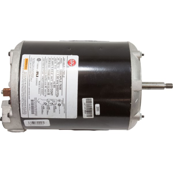 Motor, US Motor/WW, 0.75hp, 115v, 2-Speed, 48 Frame : EZBN36
