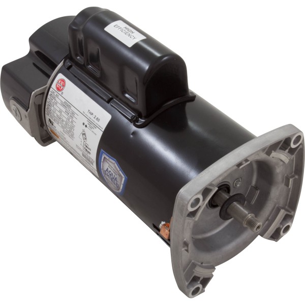 Motor, Nidec/US Motor, 2.0hp, 230v, 1-Spd, 48Yfr, SQFL : ASQ260