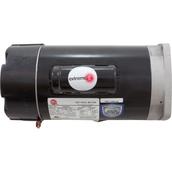Motor, Nidec/US Motor, 1.0hp, 230v, 2-Spd, 56Yfr, SQFL, Full : ASB2982