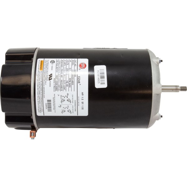 Motor, Nidec/US Motor, 1.5hp, 115v/230v, 1-Spd, 48Y Frame : EZBN35