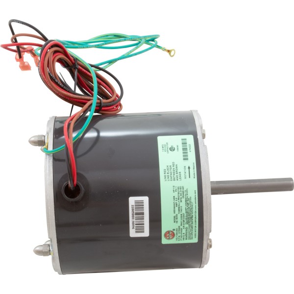 Fan Motor, Pentair UltraTemp Heat Pump 140/140HC, w/ Nut : 474323Z