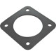 Gasket, 4-1/2" x 4-1/2"OD, Pot to Volute, Rubber, Generic :