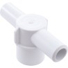 Barb Tee, 3/4" Smooth Barb x 3/4" Smooth Barb x 1" Spigot : 413-1920