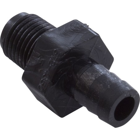 Barb Adapter, Waterway 3/8" Barb x 1/4" Male Pipe Thread : 672-4350
