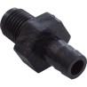 Barb Adapter, Waterway 3/8" Barb x 1/4" Male Pipe Thread : 672-4350