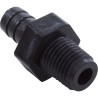 Barb Adapter, Waterway 3/8" Barb x 1/4" Male Pipe Thread : 672-4350