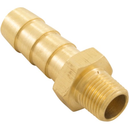 Barb Adapter, Sundance, 1/8"mpt x 3/8"barb :