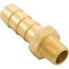 Barb Adapter, Sundance, 1/8"mpt x 3/8"barb :