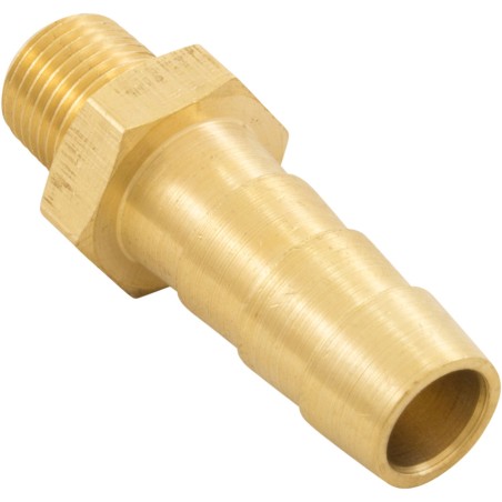 Barb Adapter, Sundance, 1/8"mpt x 3/8"barb :
