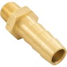 Barb Adapter, Sundance, 1/8"mpt x 3/8"barb :