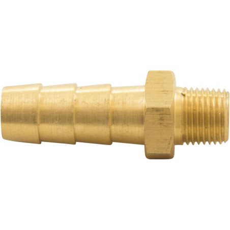 Barb Adapter, Sundance, 1/8"mpt x 3/8"barb :