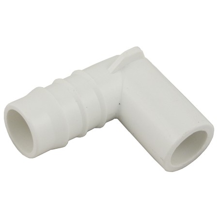 Adapter, 1/2" Spigot x 3/4" Barb, 90 : 411-3500