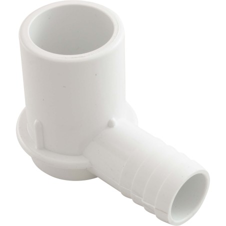 Adapter, 1" Spigot x 3/4" Barb, 90 : 411-3490