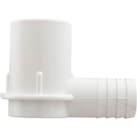 Adapter, 1" Spigot x 3/4" Barb, 90 : 411-3490