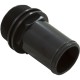 Hose Adapter, WW, 1-1/2"mpt x 1-1/2"hose, Male Smooth, Blk : 417-6141