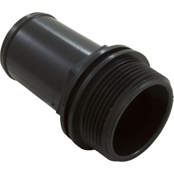 Hose Adapter, WW, 1-1/2"mpt x 1-1/2"hose, Male Smooth, Blk : 417-6141