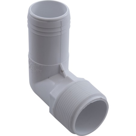 90 Elbow, 1-1/2" Male Pipe Thread x 1-1/2" Barb : 411-6520