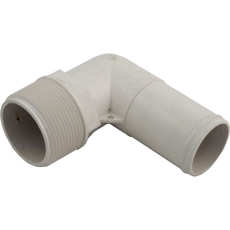 90 Elbow, 1-1/2" Male Pipe Thread x 1-1/2" Smooth Barb : 411-6540