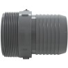 Barb Adapter, Lasco, 2" Male Pipe Thread x 2" Barb, PVC : 1436-020