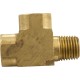 Tee, Anderson Metals, 1/4"mpt x 1/4"fpt x 1/4"fpt, Brass : 06127-04