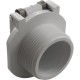 Vac Lock 1-1/2In Mip, Gray : 25505-001-000