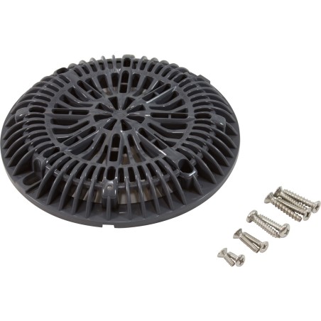 8" Galaxy Drain Cover With Screw Pack, Dk Gray : 25507-107-000