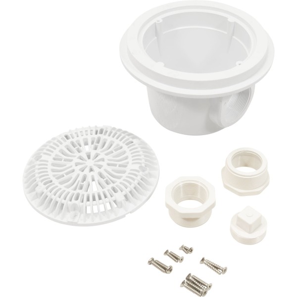 Gunite Pool Main Drain (2In Thread So, 2In Thread Bo) Galaxy : 25519-000-000