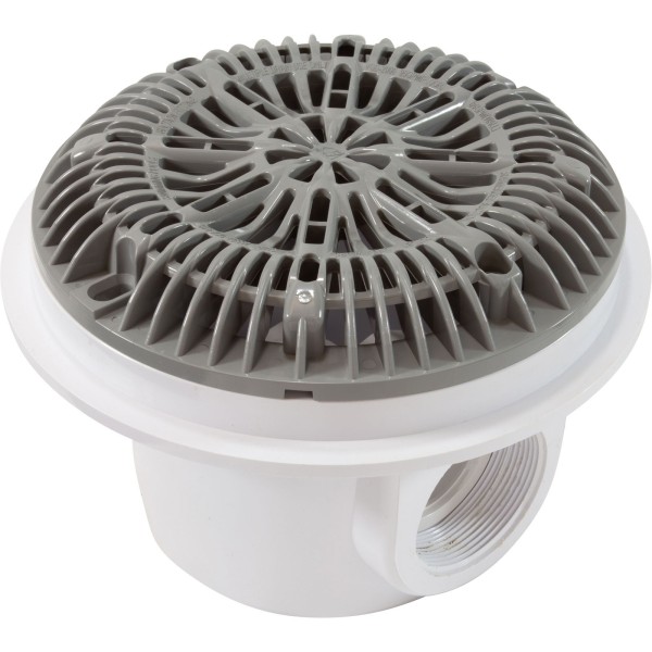 Hw Gunite Pool Main Drain (2In Thread So, 2In Thread Bo) Gra : 25519-001-000