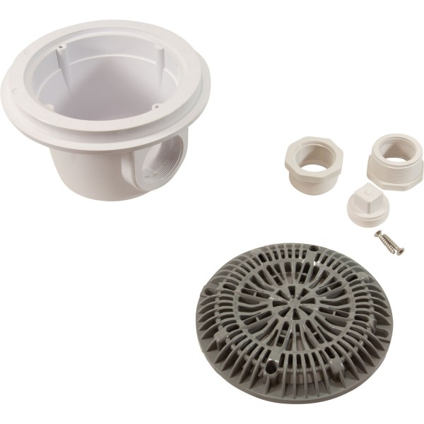 Hw Gunite Pool Main Drain (2In Thread So, 2In Thread Bo) Gra : 25519-001-000