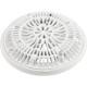 Gunite Main Drain Frame, Galaxy Lid (Av) , White : 25531-000-000