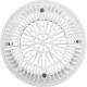 Gunite Main Drain Frame, Galaxy Lid (Av) , White : 25531-000-000