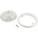 Gunite Main Drain Frame, Galaxy Lid (Av) , White : 25531-000-000