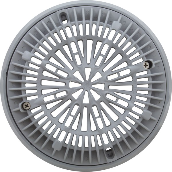 Gunite Main Drain Frame, Galaxy Lid (Av) , Gray : 25531-001-000
