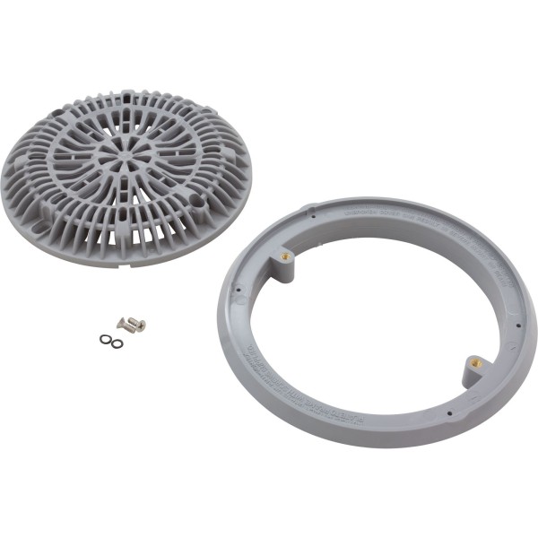 Gunite Main Drain Frame, Galaxy Lid (Av) , Gray : 25531-001-000
