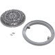 Gunite Main Drain Frame, Galaxy Lid (Av) , Gray : 25531-001-000