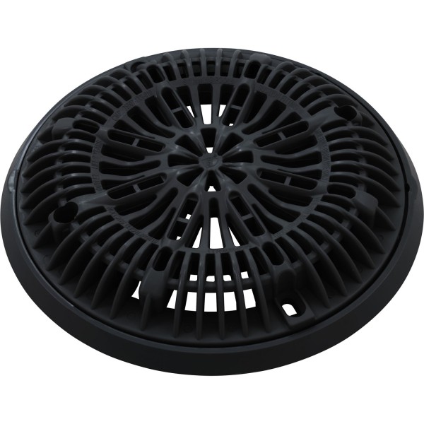 Gunite Main Drain Frame, Galaxy Lid (Av) , Black : 25531-004-000