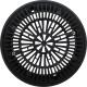 Gunite Main Drain Frame, Galaxy Lid (Av) , Black : 25531-004-000