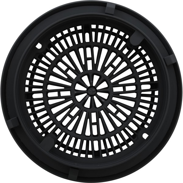 Gunite Main Drain Frame, Galaxy Lid (Av) , Black : 25531-004-000
