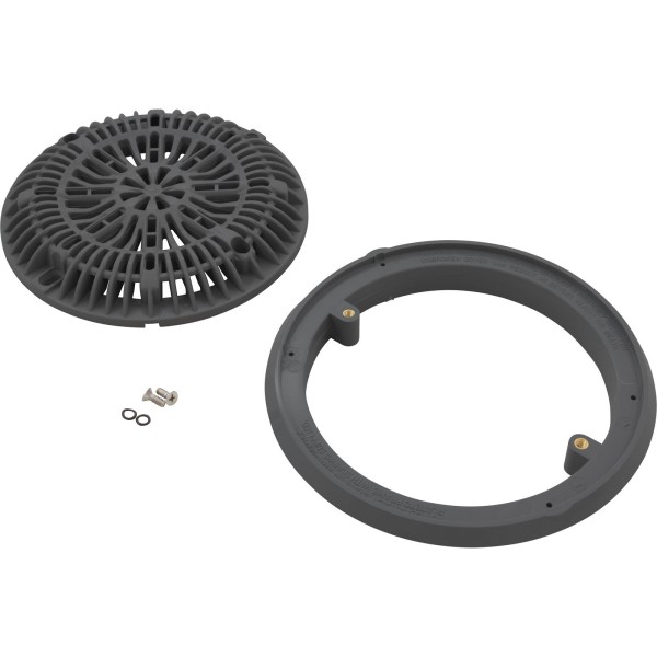 Gunite Main Drain Frame, Galaxy Lid (Av) , Dk Gray : 25531-007-000