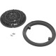 Gunite Main Drain Frame, Galaxy Lid (Av) , Dk Gray : 25531-007-000