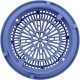 Gunite Main Drain Frame, Galaxy Lid (Av) , Lt Blue : 25531-009-000