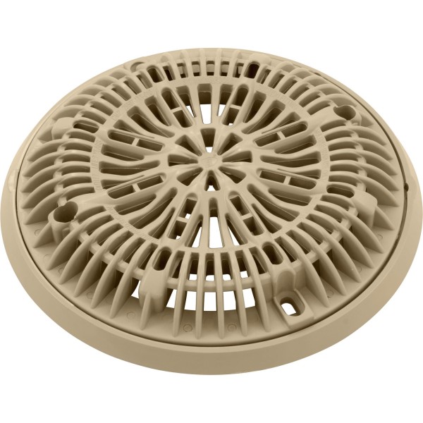 Gunite Main Drain Frame, Galaxy Lid (Av) , Tan : 25531-039-000