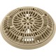 Gunite Main Drain Frame, Galaxy Lid (Av) , Tan : 25531-039-000